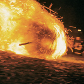 Ostern 2006 – Feuerräder als Frühlingsboten