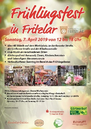 Frühlingsfest in Fritzlar 2019 Frühlingsfest in Fritzlar 2019