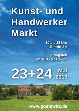 Kunst- und Handwerkermarkt im WKG Gostewitz