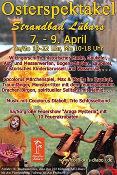 Osterspektakel im Strandbad Lübars Osterspektakel im Strandbad Lübars
