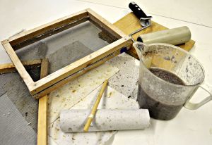 Papierschöpfen Papierschöpfen