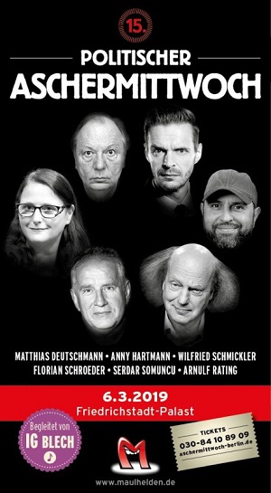 15. Politischer Aschermittwoch Berlin 15. Politischer Aschermittwoch Berlin