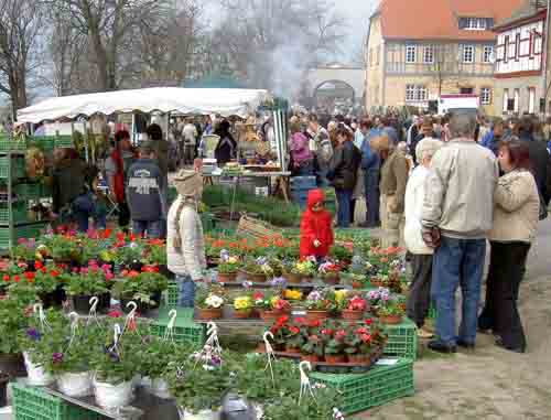 Frühlingsmarkt auf dem historischen Gutshof Braunsroda 2018