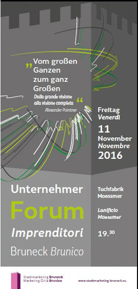 Unternehmerforum Bruneck Unternehmerforum Bruneck