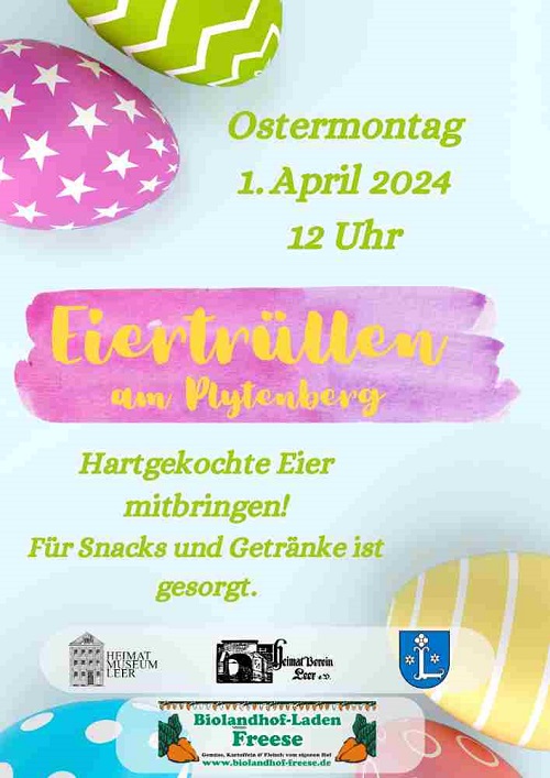 Eiertrüllen am Plytenberg Eiertrüllen am Plytenberg