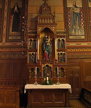 Abendmahlhochamt in der Hofkapelle vom Kloster St. Marienthal