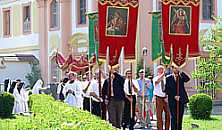 Fronleichnams-Prozession im Kloster St. Marienthal