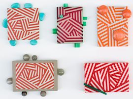 Legoschnitt und Glitzerzeug Legoschnitt und Glitzerzeug