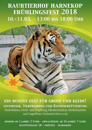 Frühlingsfest im Raubtierhof Harnekop Frühlingsfest im Raubtierhof Harnekop