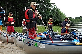 Kanuwanderung auf dem Amazonas der Mark